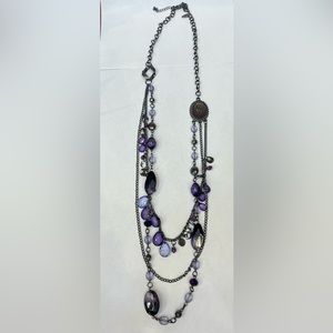 NY & Co multi strand necklace, pre-owned